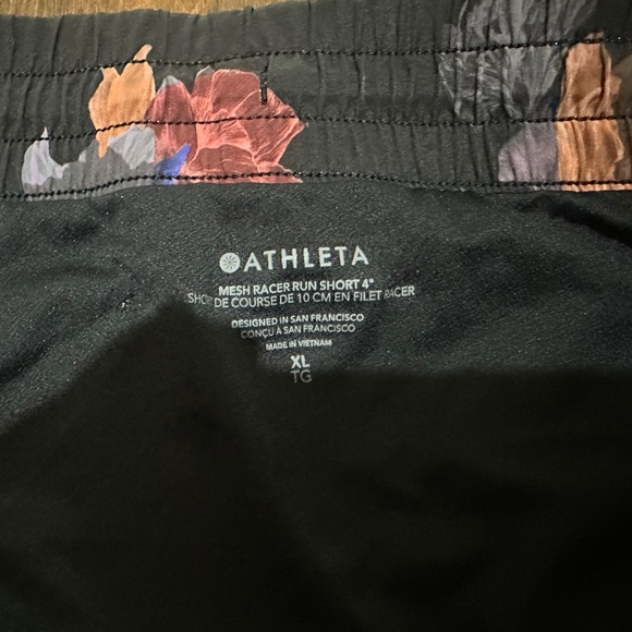 Athleta Mesh race runner short floral - Picture 2 of 3